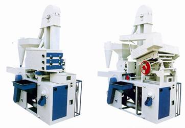 Combined rice mill
