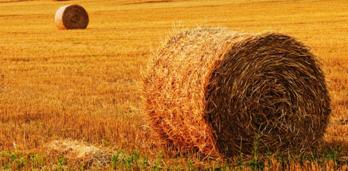 Tracting Hay Baler